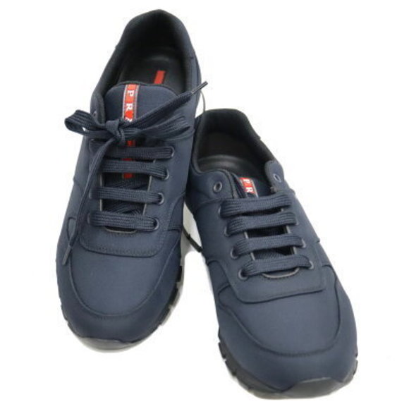 Prada Navy Blue Sneakers - Picture 1 of 6